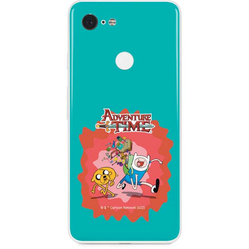 Adult Swim Adventure Time Jake and Finn Google Pixel 3 Skin